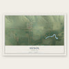 Sunol, Nebraska map print, the full design