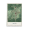 Map of Sutton, Nebraska, 12 x 18 inch unframed archival matte print