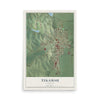 Map of Tekamah, Nebraska, 12 x 18 inch unframed archival matte print