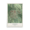 Map of Wauneta, Nebraska, 12 x 18 inch unframed archival matte print