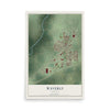 Map of Waverly, Nebraska, 12 x 18 inch unframed archival matte print