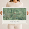 Map of Weeping Water, Nebraska, 12 x 18 inch unframed archival matte print