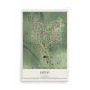 Map of Yutan, Nebraska, 12 x 18 inch unframed archival matte print