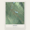 Union, New Hampshire map print, the full design