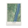 Alpine, New Jersey map print, 12" x 18" Archival Matte Print mockup