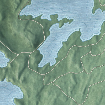 Close-up 2 of the Borough of Andover, New Jersey map artwork