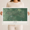Atco, New Jersey map print, 12" x 18" Archival Matte Print mockup