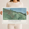 Atlantic Highlands, New Jersey map print, 12" x 18" Archival Matte Print mockup