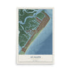 Avalon, New Jersey map print, 12" x 18" Archival Matte Print mockup