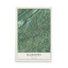 Blairstown, New Jersey map print, 12" x 18" Archival Matte Print mockup