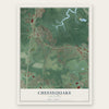 Cheesequake, New Jersey map print, the full design