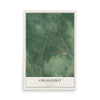 Chesilhurst, New Jersey map print, 12" x 18" Archival Matte Print mockup