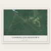 Cumberland-Hesstown, New Jersey map print, the full design