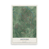 Deptford, New Jersey map print, 12" x 18" Archival Matte Print mockup