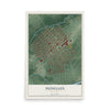 Dunellen, New Jersey map print, 12" x 18" Archival Matte Print mockup