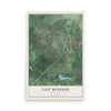 East Windsor, New Jersey map print, 12" x 18" Archival Matte Print mockup