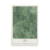Elk, New Jersey map print, 12" x 18" Archival Matte Print mockup