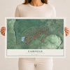Fairfield, New Jersey map print, 12" x 18" Archival Matte Print mockup