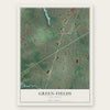 Green-Fields, New Jersey map print, the full design