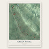 Green Knoll, New Jersey map print, the full design