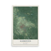 Hammonton, New Jersey map print, 12" x 18" Archival Matte Print mockup