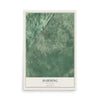 Harding, New Jersey map print, 12" x 18" Archival Matte Print mockup