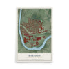 Harrison, New Jersey map print, 12" x 18" Archival Matte Print mockup