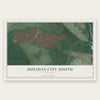 Holiday City South, New Jersey map print, the full design