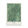 Hope, New Jersey map print, 12" x 18" Archival Matte Print mockup