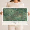 Lindenwold, New Jersey map print, 12" x 18" Archival Matte Print mockup