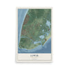 Lower, New Jersey map print, 12" x 18" Archival Matte Print mockup