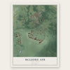 McGuire AFB, New Jersey map print, the full design