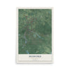 Medford, New Jersey map print, 12" x 18" Archival Matte Print mockup