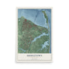 Middletown, New Jersey map print, 12" x 18" Archival Matte Print mockup
