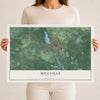 Millville, New Jersey map print, 12" x 18" Archival Matte Print mockup