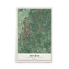 Map of Monroe, Middlesex County, New Jersey, 12 x 18 inch unframed archival matte print