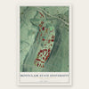 Montclair State University, New Jersey map print, the full design