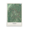 Morris, New Jersey map print, 12" x 18" Archival Matte Print mockup