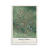 Mount Holly, New Jersey map print, 12" x 18" Archival Matte Print mockup