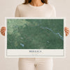 Mullica, New Jersey map print, 12" x 18" Archival Matte Print mockup