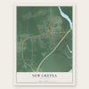 New Gretna, New Jersey map print, the full design