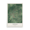 Newfield, New Jersey map print, 12" x 18" Archival Matte Print mockup