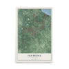 Old Bridge, New Jersey map print, 12" x 18" Archival Matte Print mockup