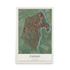 Passaic, New Jersey map print, 12" x 18" Archival Matte Print mockup