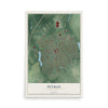 Pitman, New Jersey map print, 12" x 18" Archival Matte Print mockup