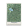 Readington, New Jersey map print, 12" x 18" Archival Matte Print mockup