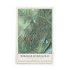 Borough of Rockaway, New Jersey map print, 12" x 18" Archival Matte Print mockup
