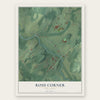 Ross Corner, New Jersey map print, the full design