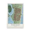 Seaside Heights, New Jersey map print, 12" x 18" Archival Matte Print mockup