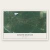 South Dennis, New Jersey map print, the full design